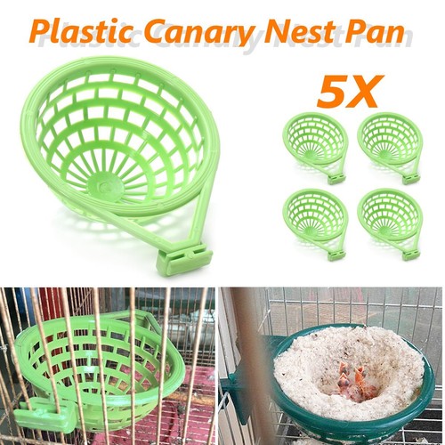 5pcs 14cm plastic canary - plastic, nest