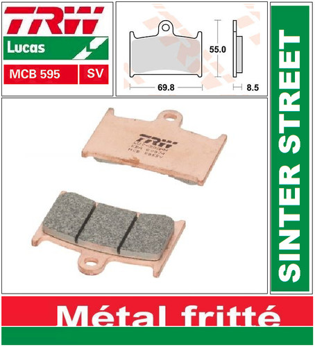Front brake pads trw - 2,