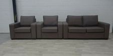 Bespoke George Smith style 2 seater sofa and 2 extra wide chairs in Grey