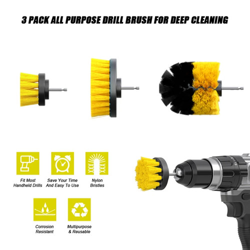 Electric drill scrubber - drill,