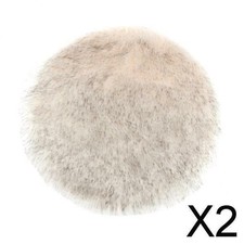 2X Seat Cushion Faux Fur Mat