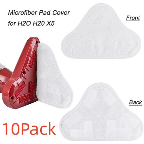 10x steam mop pads - steam, h2o