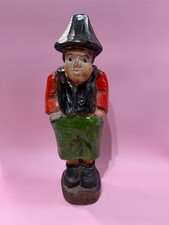 Vintage Hand-Carved Wooden