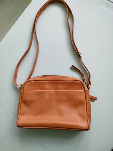 Small leather shoulder bag - small, by