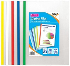 A4 Clip Bar Slide Binders Side