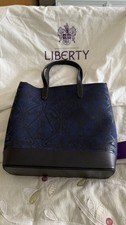 Stunning Liberty London Ianthe Suede Toy Tote Handbag/Shoulder Bag, New