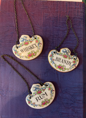 Coalport decanter label tag - coalport,