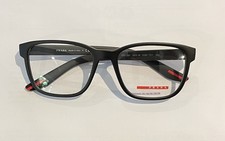  Prada VPS 06P Linea Rossa Mens Eyewear Glasses Eyeglasses Frame    Matt Black 