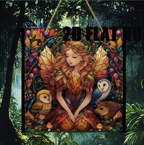 Large fairy owl design - owl,
