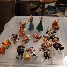 Disney figures Christmas tree decorations 16 in total