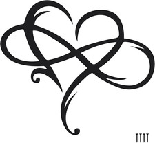 Metal Wall Art Decor, Infinity