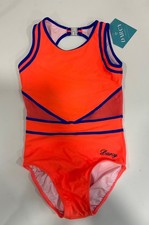 New Girls Gymnastic Darcy Leotard Size 32 AXS