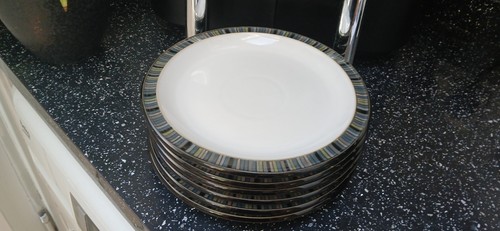 Denby jet stripes - stripes, plates