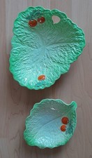 Set of 2 Beswick Ware Lettuce Leaf & Tomato Serving Dishes, 8306