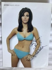 Signed Raquel Welch Magazine Picture (Dedicated)