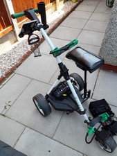 Hillman 36 Hole Lithium Electric Golf Trolley Gunmetal Grey 