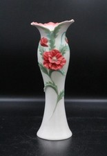 FRANZ FZ01330 POPPY Porcelain VASE w/Scalloped Edge By Wei Xuei-Mei 20cm - S28