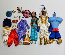 Disney Aladdin Deluxe Doll Set Complete