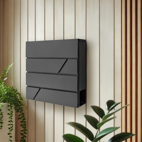Large mailbox steel wall - steel,