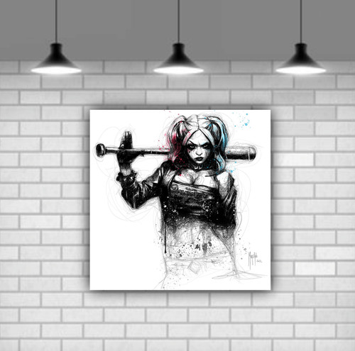 Harley quin sexy canvas wall - canvas,