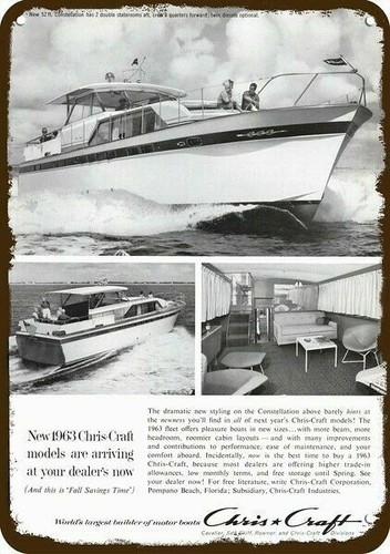 1963 chris craft constellation - 1963,