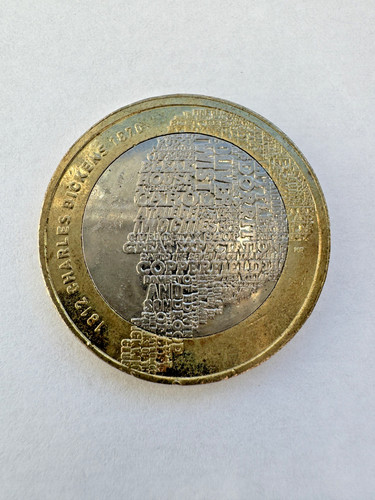 Charles dickens pound coin - £2,