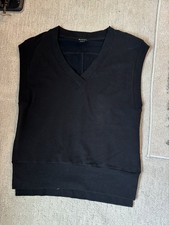 Athleta Black Vest Womens size