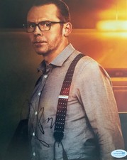 Simon Pegg genuine signed 10x8 photo H UACC RACC Trusted dealer ACOA COA