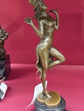 Bronze Woman Statue Dancer