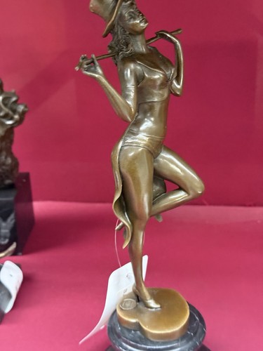 Bronze woman statue - bronze, dancer