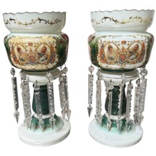 Antique Edwardian Art Glass
