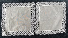 Vintage white lace edge - 2x,