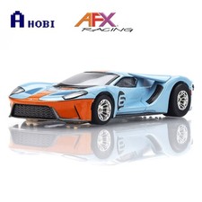 AFX Ford GT Heritage Gulf #6 HO Scale Slot Car Blue Orange