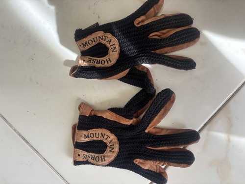 Mountain horse riding gloves - horse,