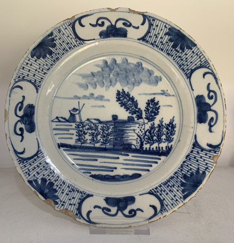 18th delftware tin glazed - 18th,