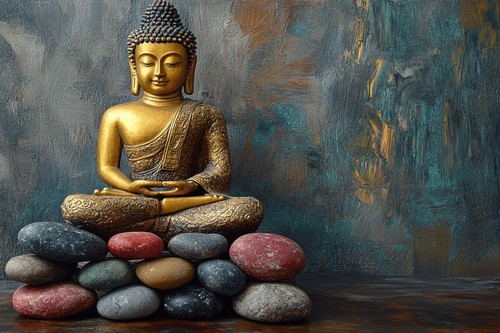 Buddha canvas picture print - canvas,