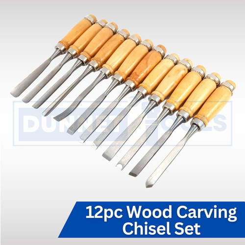 Wood chisel set - chisel, 12pc