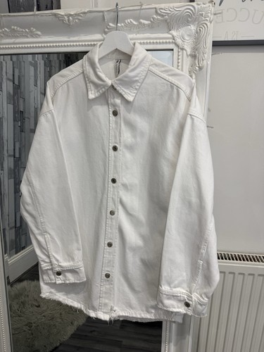 Men white zara denim - white,