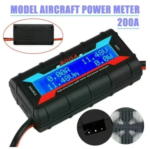 200a lcd digital watt meter - dc,