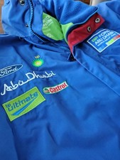 Vintage BP Ford Abu Dhabi WRC World Rally Team Jacket M-Sport Focus RS Official 