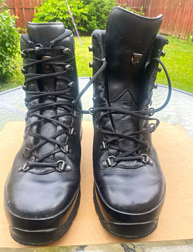 Lowa black leather mountain - leather,