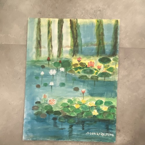 Lotus inspired water colour - inspired,