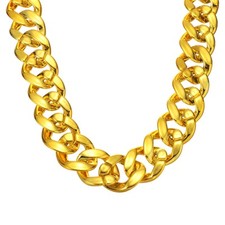Plastic Chain Necklace, 35"