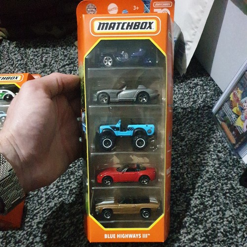 Matchbox cars blue highways - cars.,