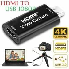 Video Capture Card HDMI To USB HD 1080P Recorder For Game/Live Streaming Tiktok