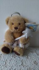 Russ Berrie Plush Tiny Teddy Bear - Angel Named Gracie- Daisy Chain Press + Tags