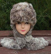 Original womens gray rabbit