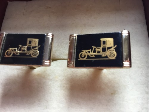Vintage car - car, cufflinks
