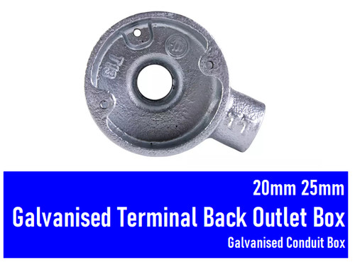 Galvanised malleable terminal - galvanised,