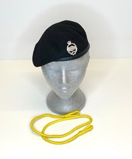 Royal Tank Regiment Beret, Badge & Lanyard. British Army Surplus. Various Sizes.